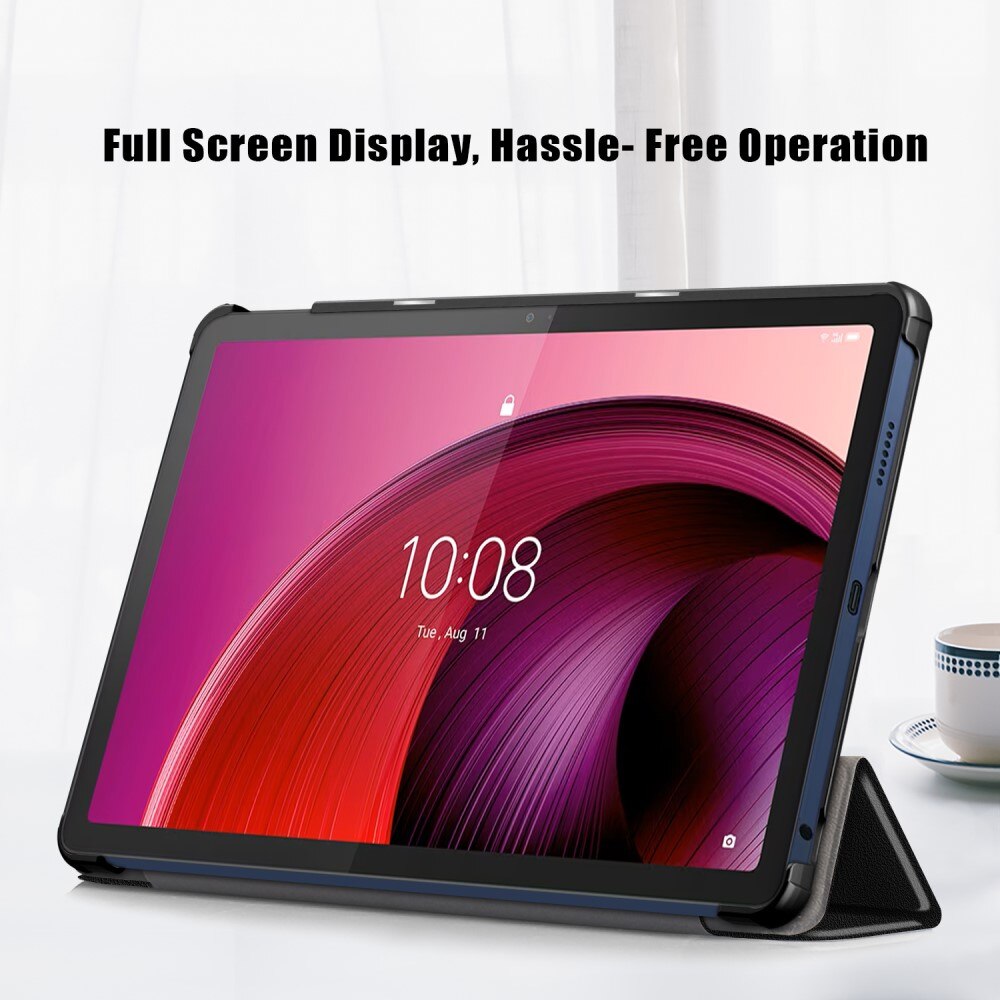 Lenovo Tab M10 5G Kotelo Tri-fold musta