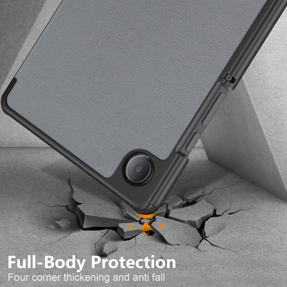 Samsung Galaxy Tab A9 Kotelo Tri-fold harmaa