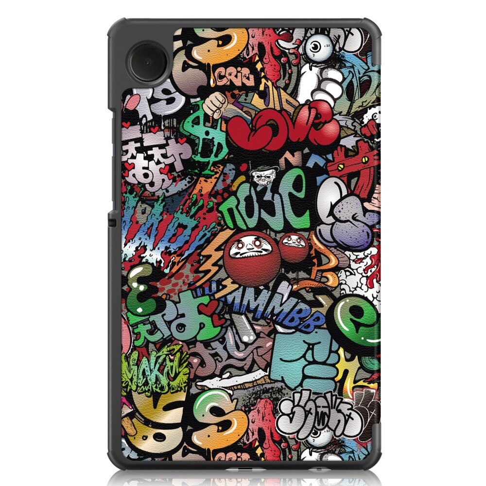 Samsung Galaxy Tab A9 Kotelo Tri-fold - Graffiti