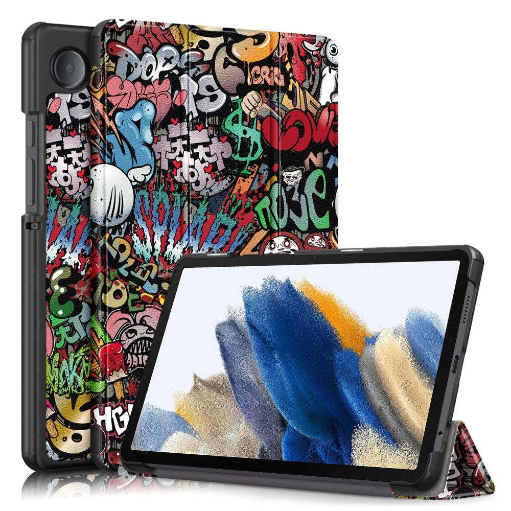 Samsung Galaxy Tab A9 Kotelo Tri-fold - Graffiti