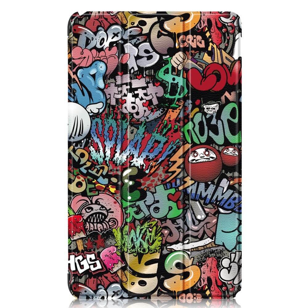 Samsung Galaxy Tab A9 Kotelo Tri-fold - Graffiti