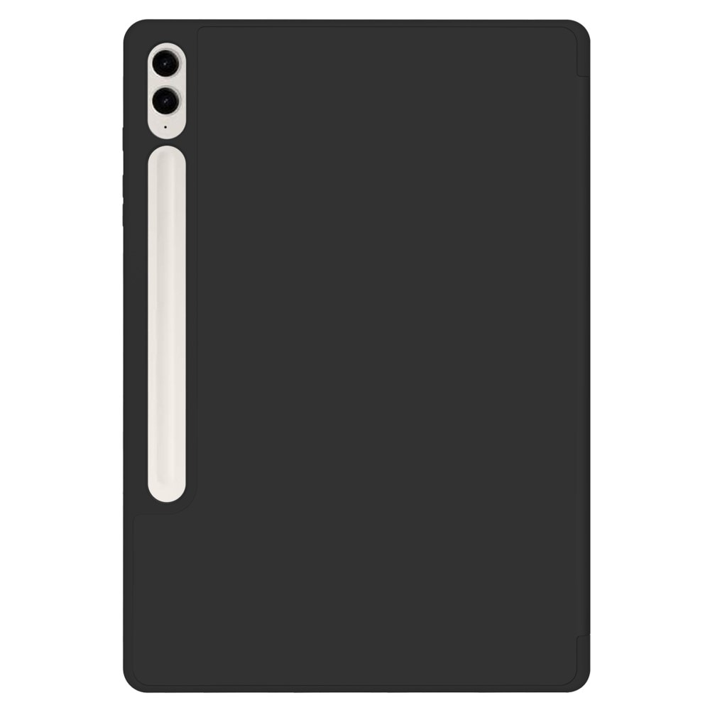 Samsung Galaxy Tab S9 FE Plus Kotelo Tri-fold Kynäpidikkeellä musta