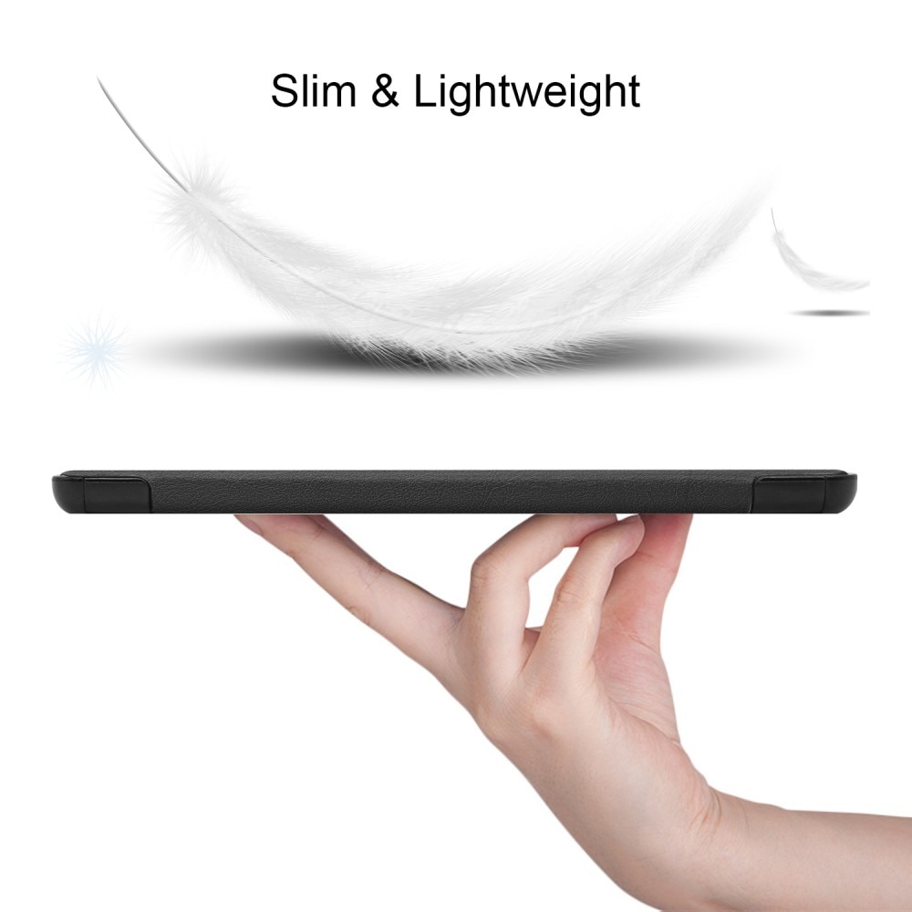 Samsung Galaxy Tab S9 FE Plus Kotelo Tri-fold musta