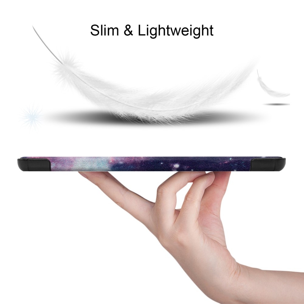 Samsung Galaxy Tab S9 FE Plus Kotelo Tri-fold ulkoavaruus