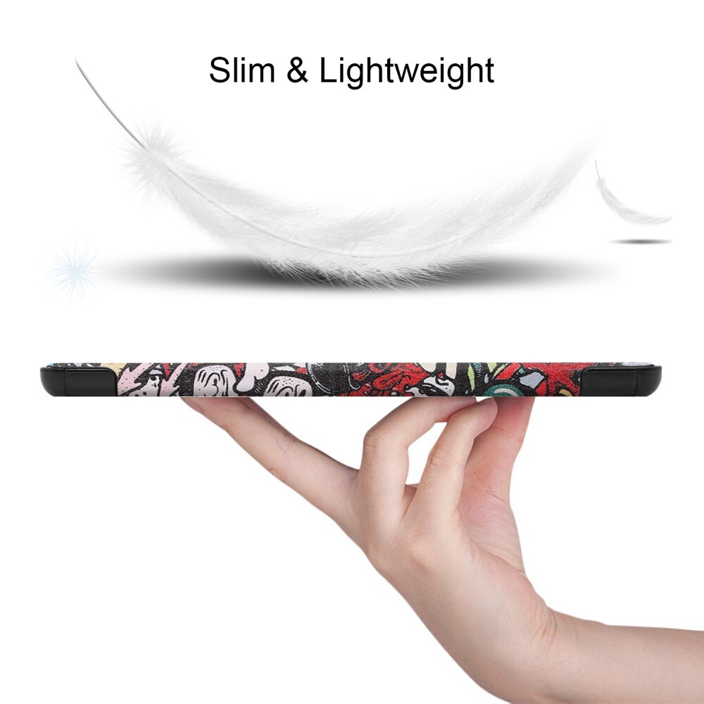 Kotelo Tri-fold Samsung Galaxy Tab S9 FE Plus Monivärinen/kuvioitu