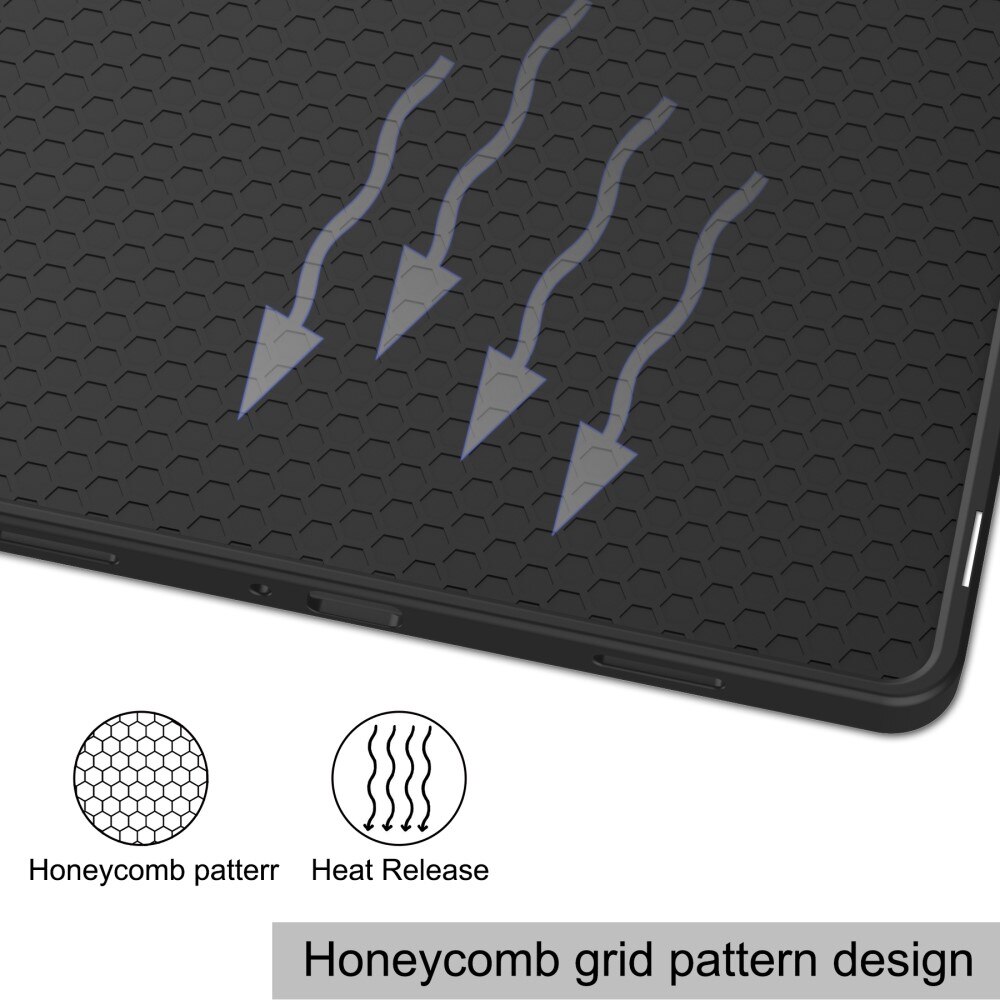 Samsung Galaxy Tab A9 Plus Kotelo Tri-fold Kynäpidikkeellä Musta