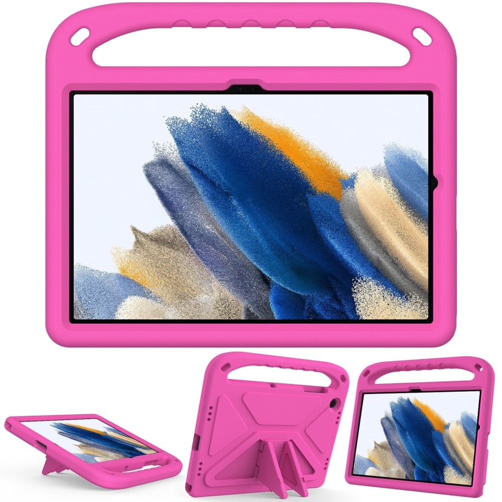 Kuori EVA kahvalla Samsung Galaxy Tab A9 Plus vaaleanpunainen