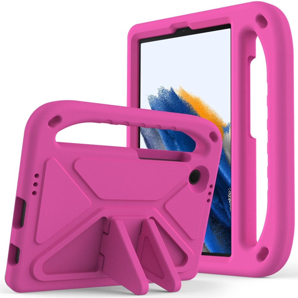 Kuori EVA kahvalla Samsung Galaxy Tab A9 vaaleanpunainen
