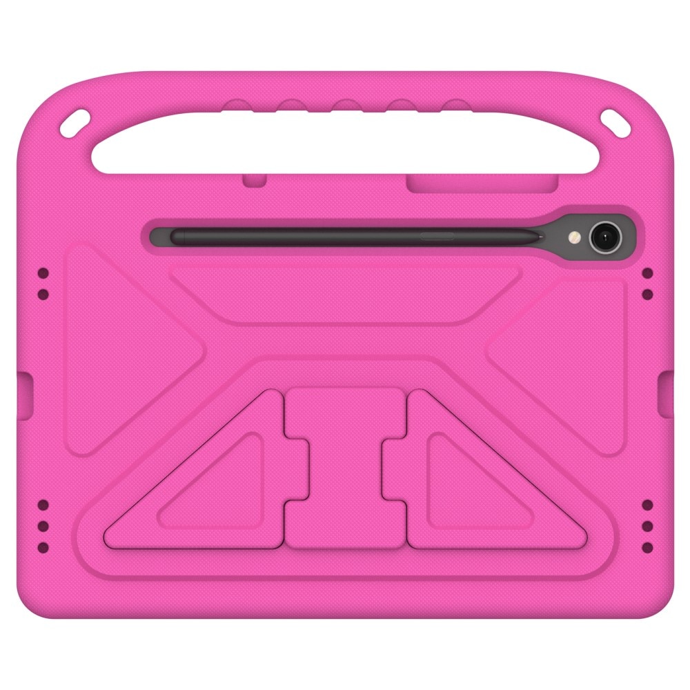 Kuori EVA kahvalla Samsung Galaxy Tab S9 FE vaaleanpunainen