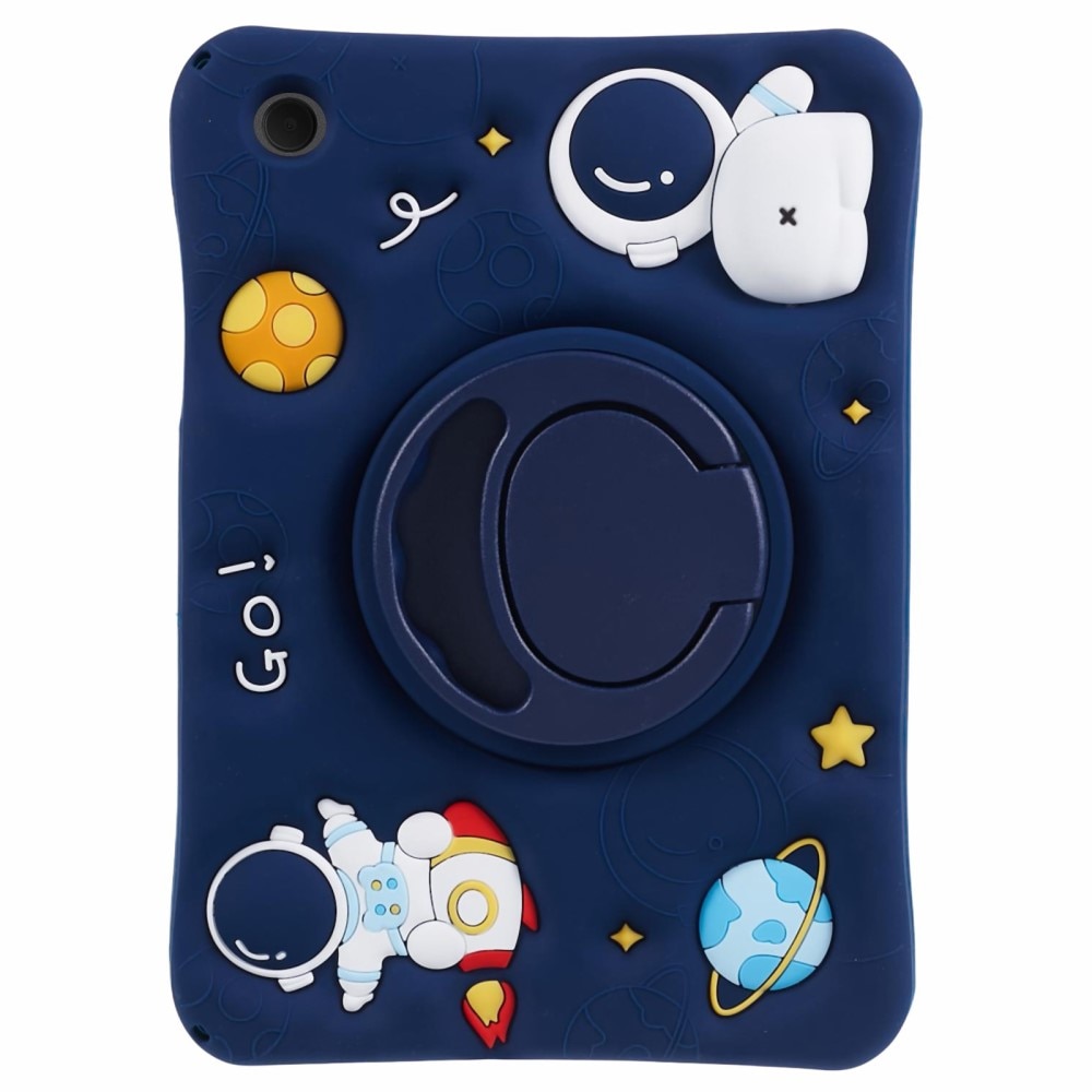Kuori Astronautti telineellä ja kantohihnalla Samsung Galaxy Tab A8 sininen