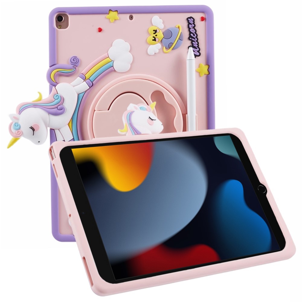 Kuori yksisarvinen teline iPad Air 10.5 3rd Gen (2019) vaaleanpunainen