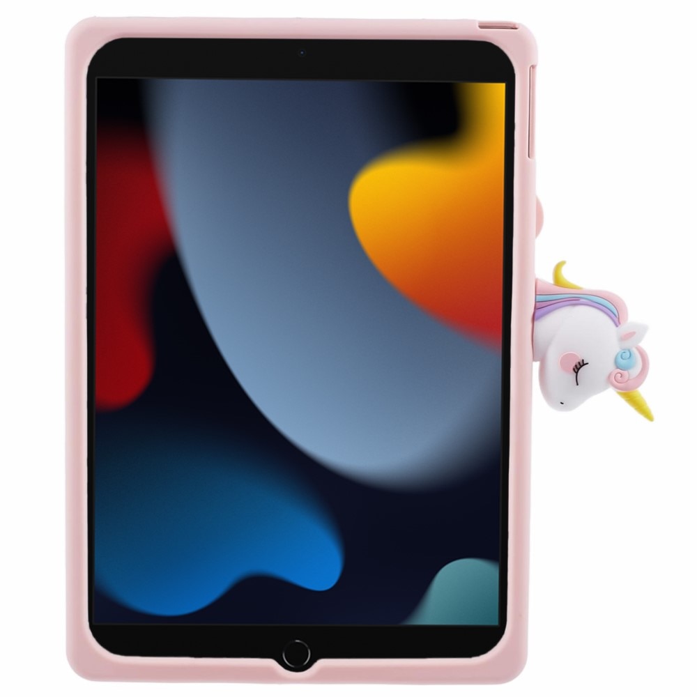 Kuori yksisarvinen teline iPad 10.2 9th Gen (2021) vaaleanpunainen