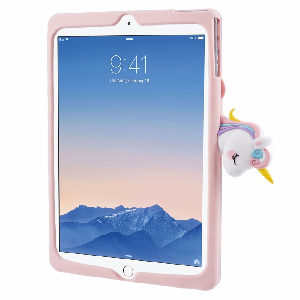 Kuori yksisarvinen teline iPad 9.7 6th Gen (2018) vaaleanpunainen