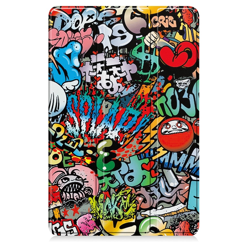 Lenovo Tab M11 Kotelo Tri-fold - Graffiti