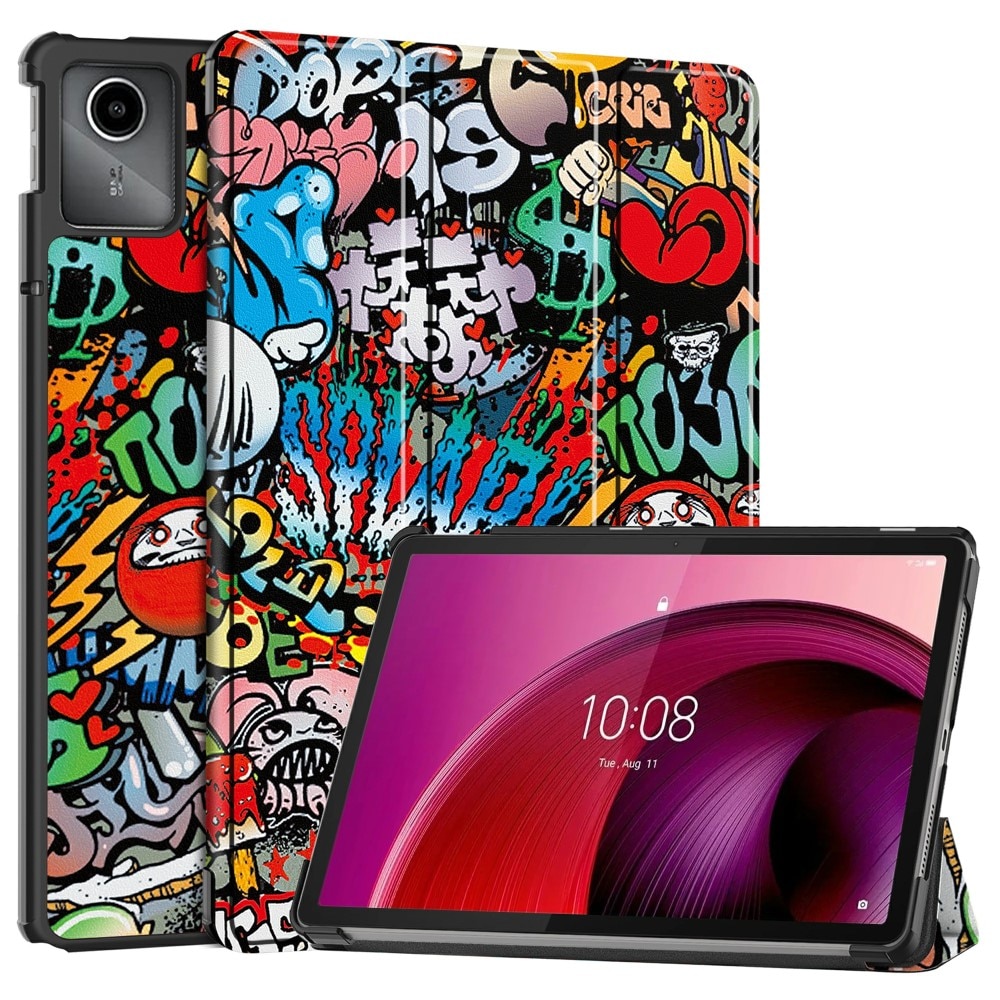 Lenovo Tab M11 Kotelo Tri-fold - Graffiti