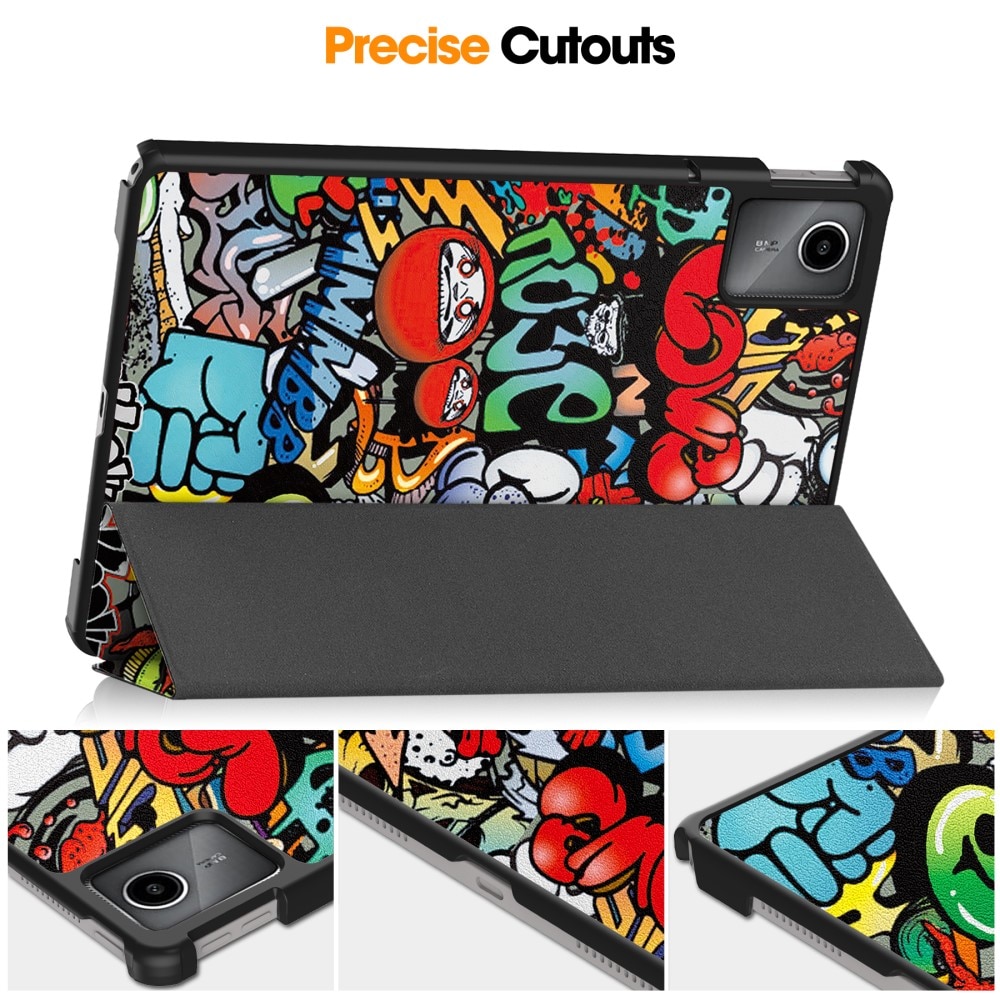 Lenovo Tab M11 Kotelo Tri-fold - Graffiti