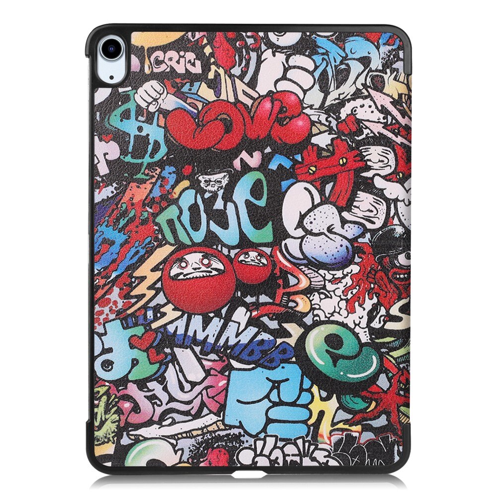 iPad Air 11 6th Gen (2024) Kotelo Tri-fold - Graffiti