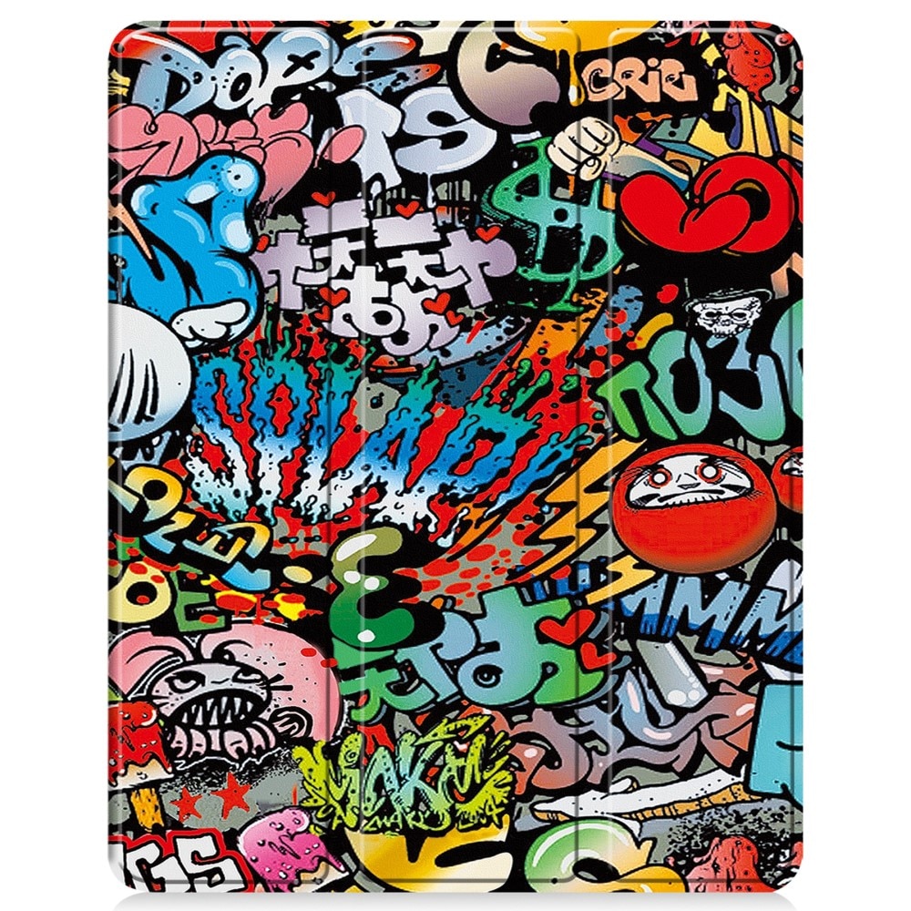 iPad Air 13 (2024) Kotelo Tri-fold - Graffiti