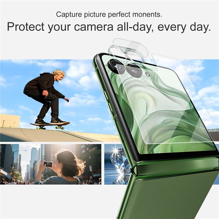 Näytön Panssarilasi + Kameran Linssinsuoja Motorola Razr 60 Ultra Kirkas