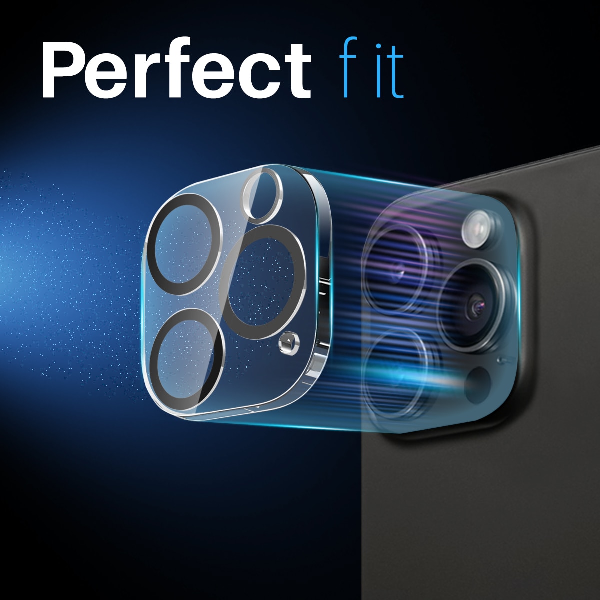 Panssarilasi Takakameroille iPhone 16 Pro (2-pack)