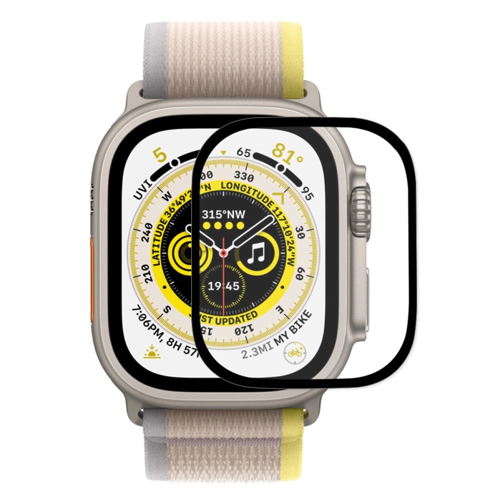 Koko Näytön Panssarilasi Apple Watch Ultra 49mm musta