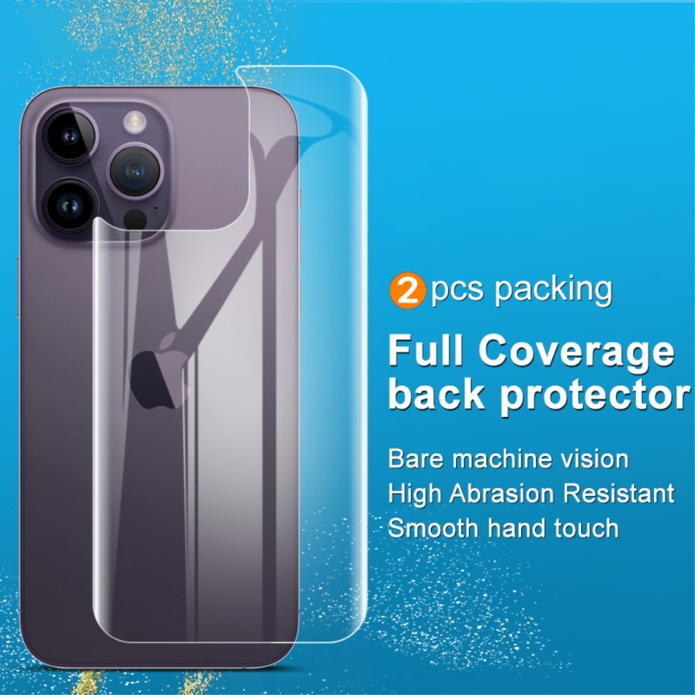 2-Pack Hydrogel Back Film iPhone 14 Pro