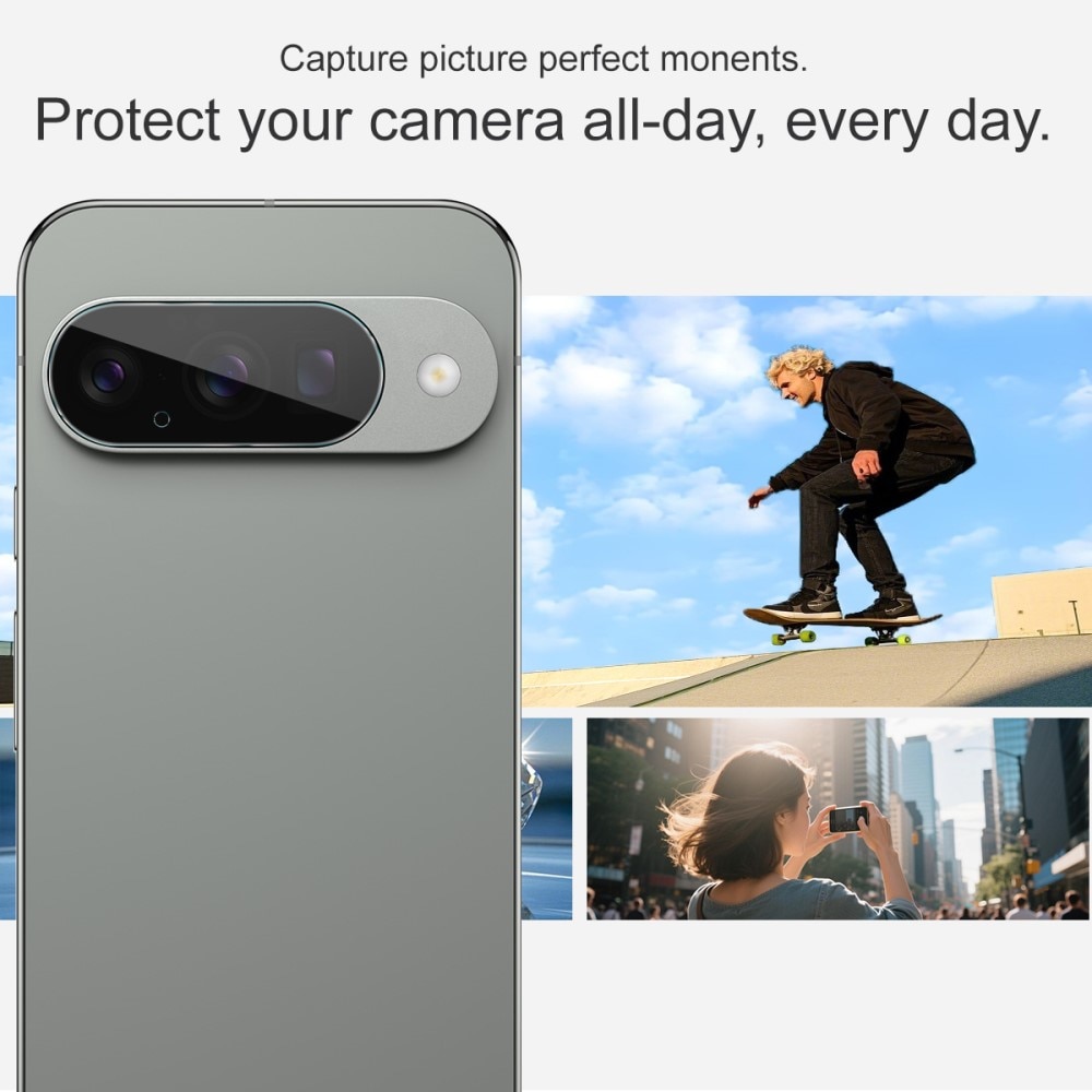 2-pack Panssarilasi Kameran Linssinsuoja Google Pixel 10 Kirkas