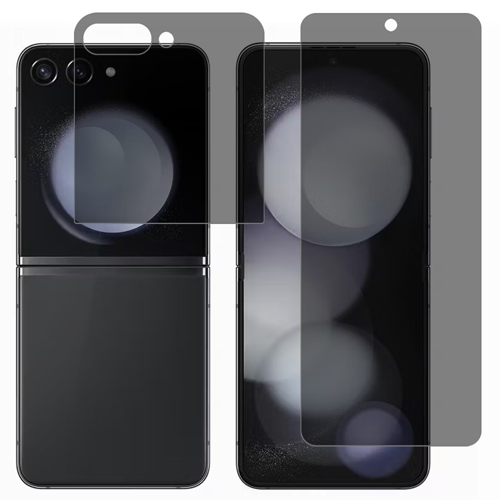 Näytönsuoja Privacy -sisä- ja ulkopuolelle Samsung Galaxy Z Flip 7