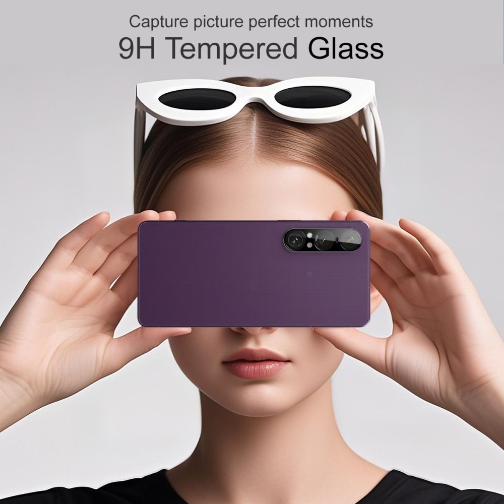 Panssarilasi Kameran Linssinsuoja Sony Xperia 1 VII Musta