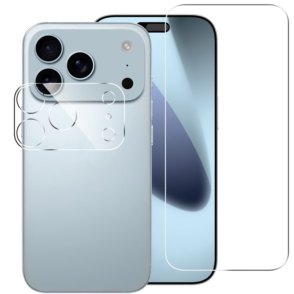 Panssarilasi Näytön & Kameran Linssinsuoja iPhone 17 Pro Max