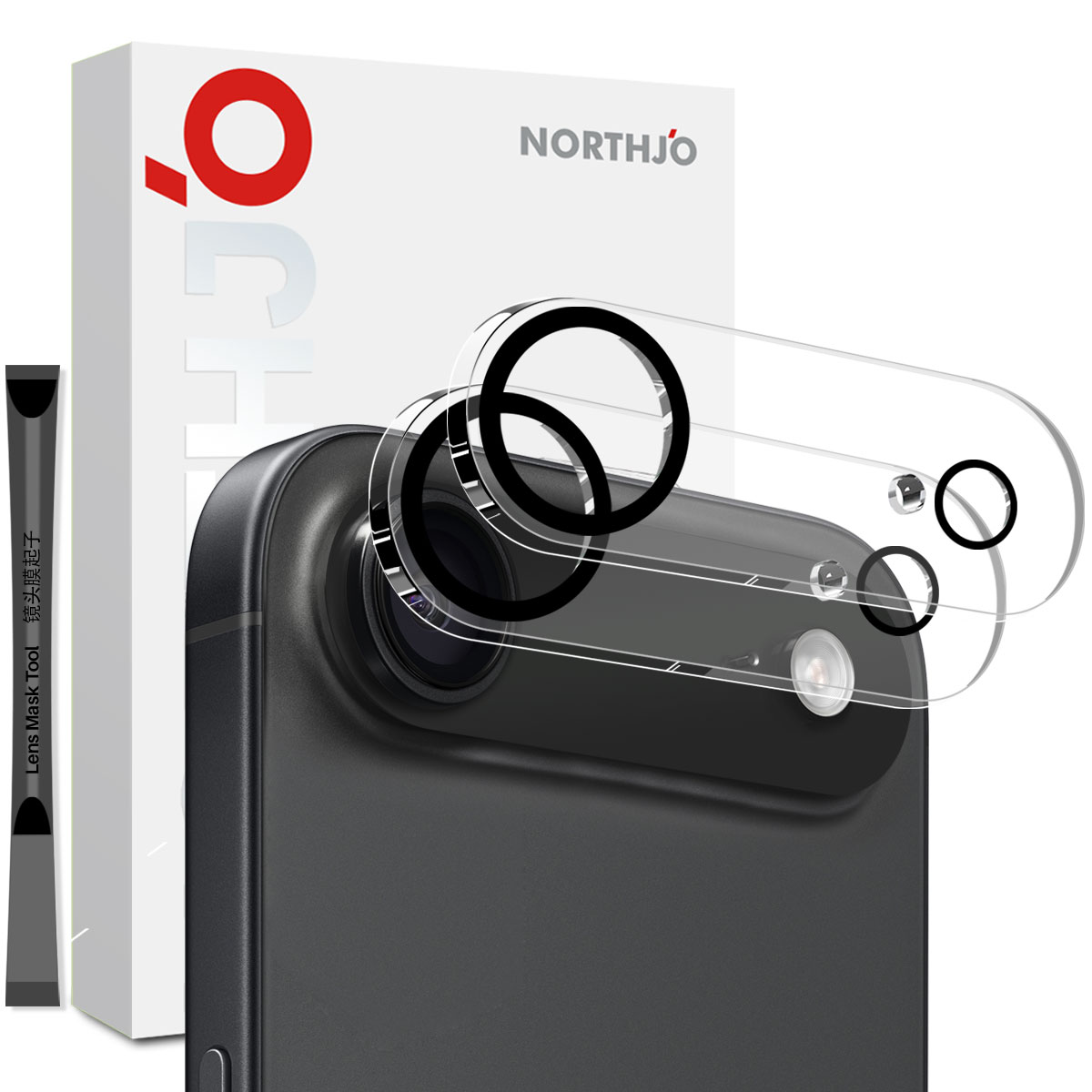 Panssarilasi Takakameroille iPhone 17 Air (2-pack)