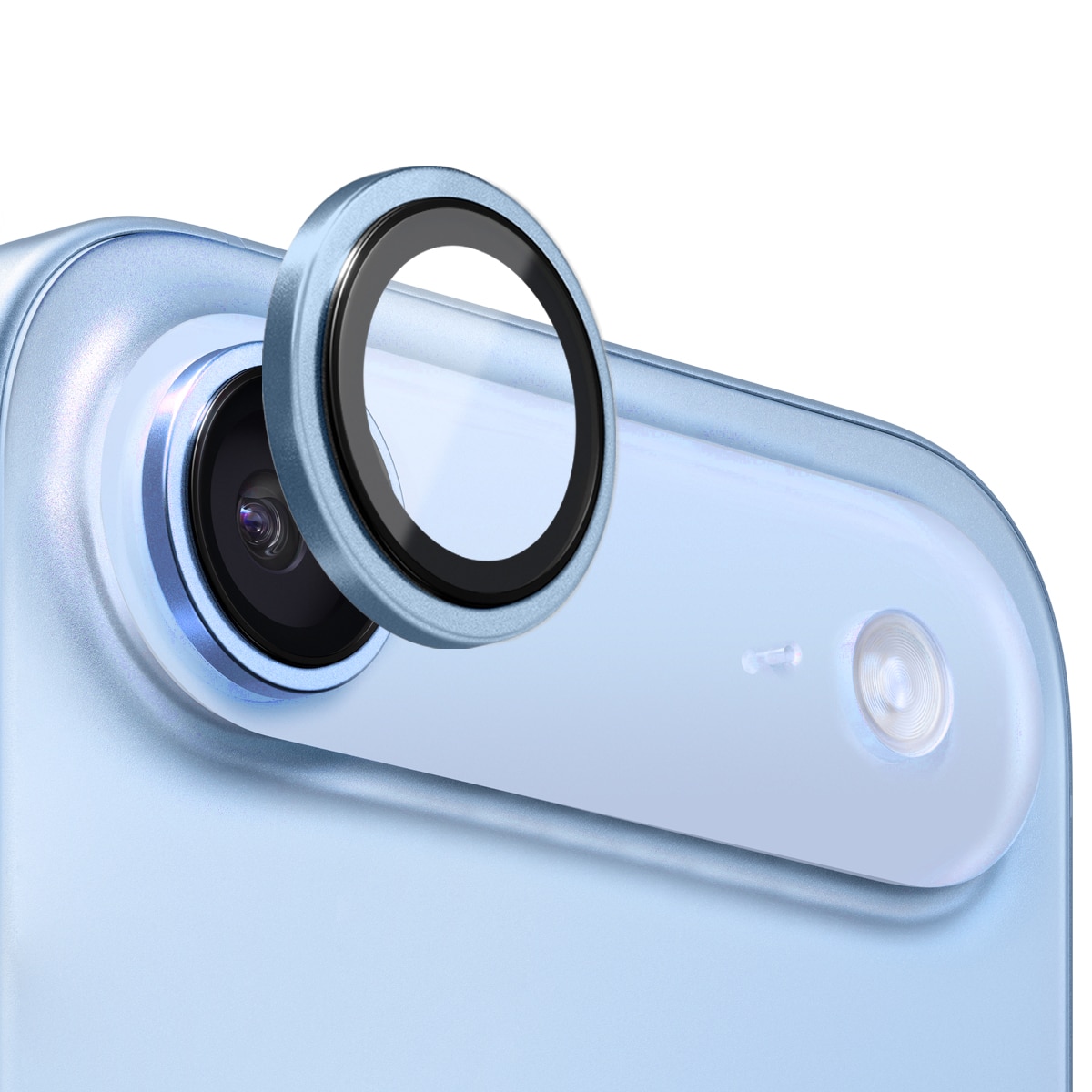 Panssarilasi Kameran Linssinsuojus alumiiniseos iPhone 17 Air Sininen