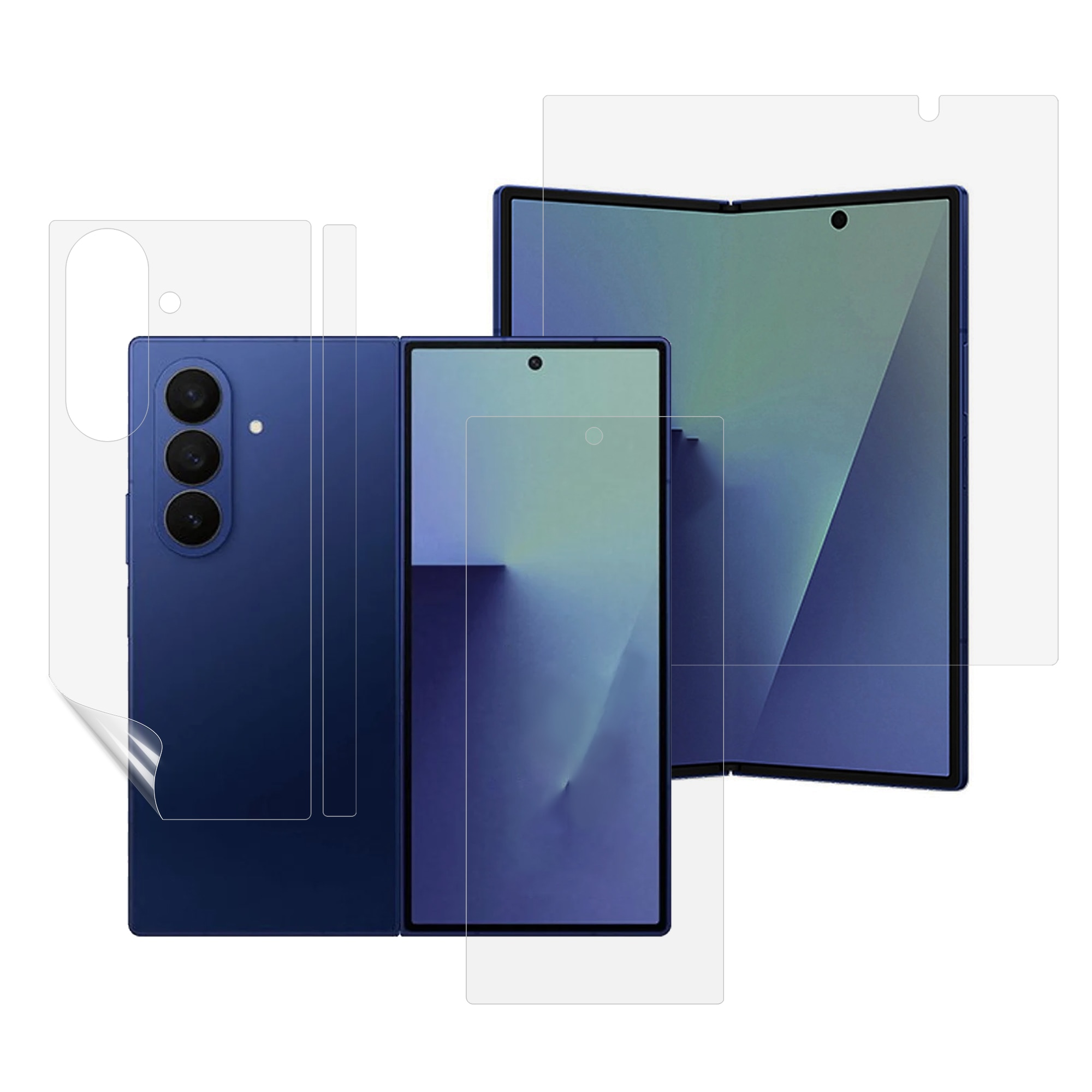 Kokosuojakalvo Sisä- + Ulkonäyttö Samsung Galaxy Z Fold 7