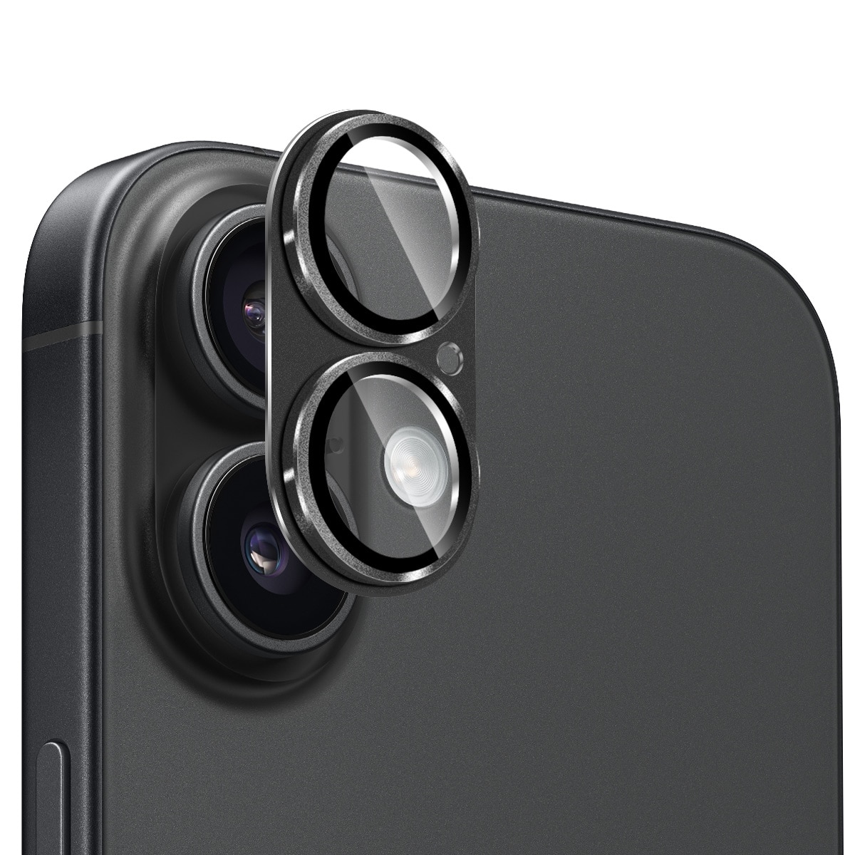 Panssarilasi Takakameroille alumiiniseos iPhone 17 Ruskea