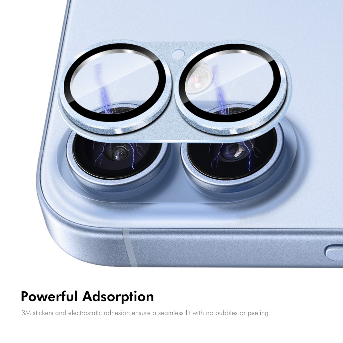 Panssarilasi Takakameroille alumiiniseos iPhone 17 Ruskea