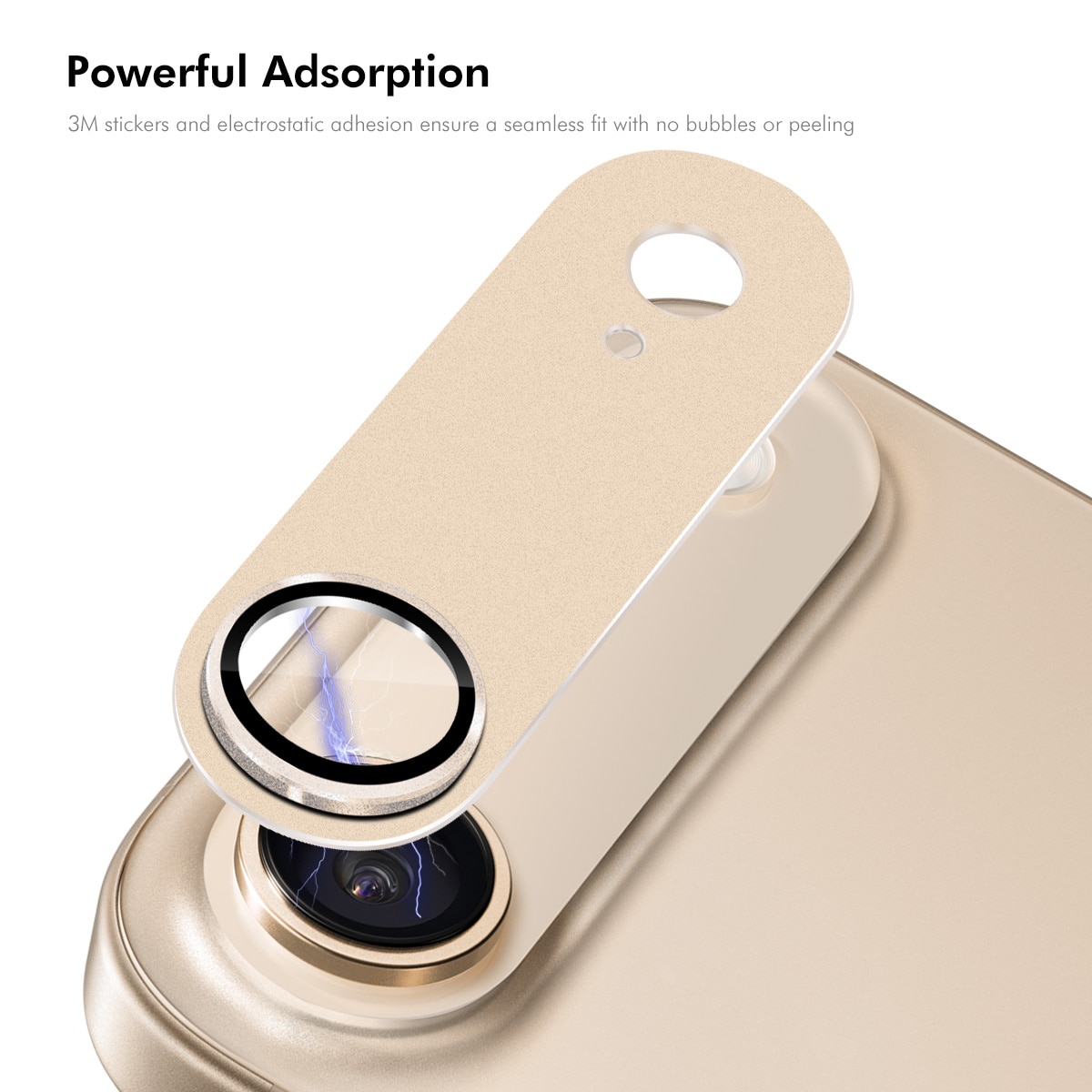 Panssarilasi Takakameroille alumiiniseos iPhone 17 Air Ruskea
