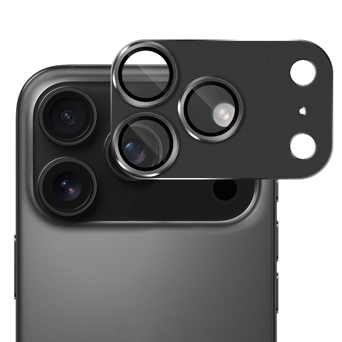 Panssarilasi Takakameroille alumiiniseos iPhone 17 Pro Max Ruskea