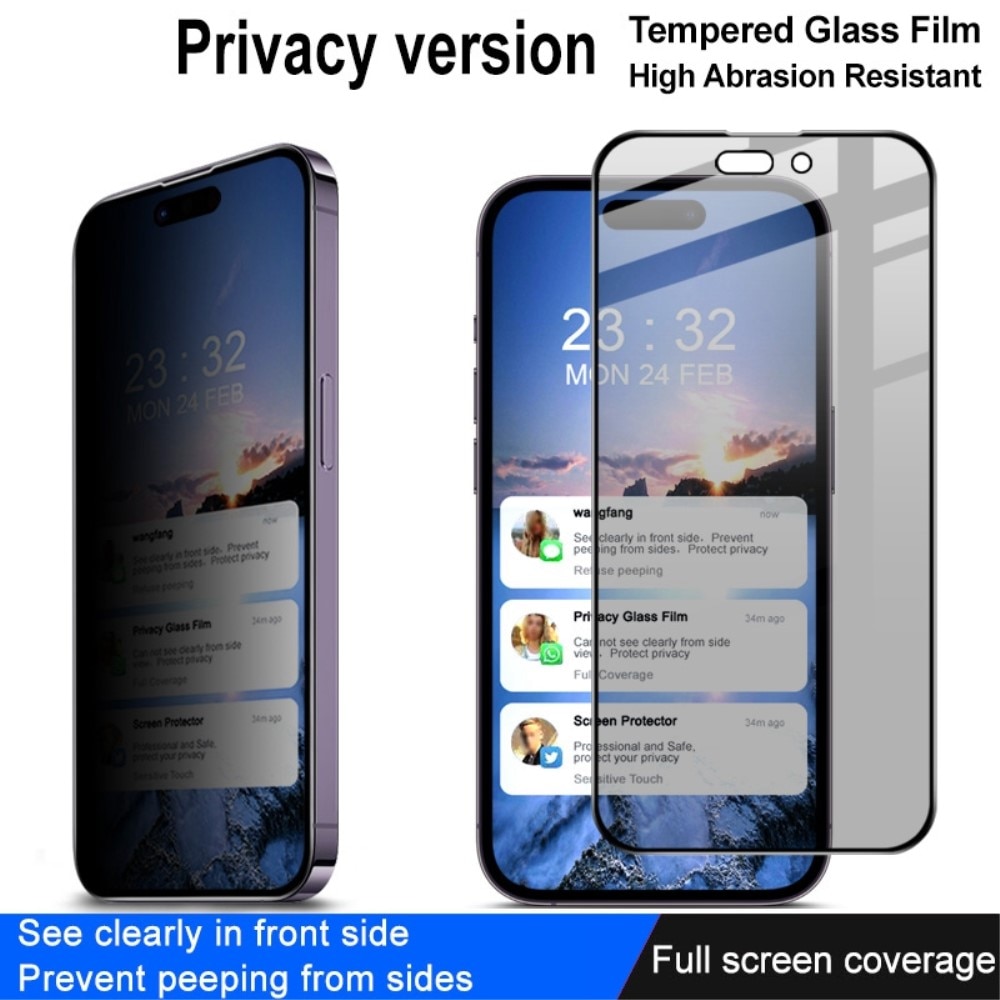 Koko Näytön Näytönsuoja Privacy iPhone 14 Pro