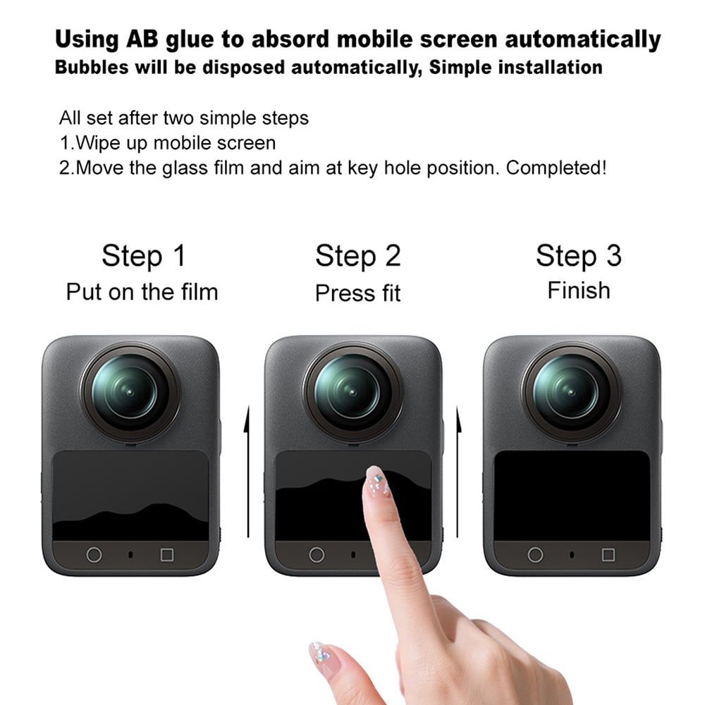 Näytönsuoja Karkaistu Lasi Insta360 Go Ultra