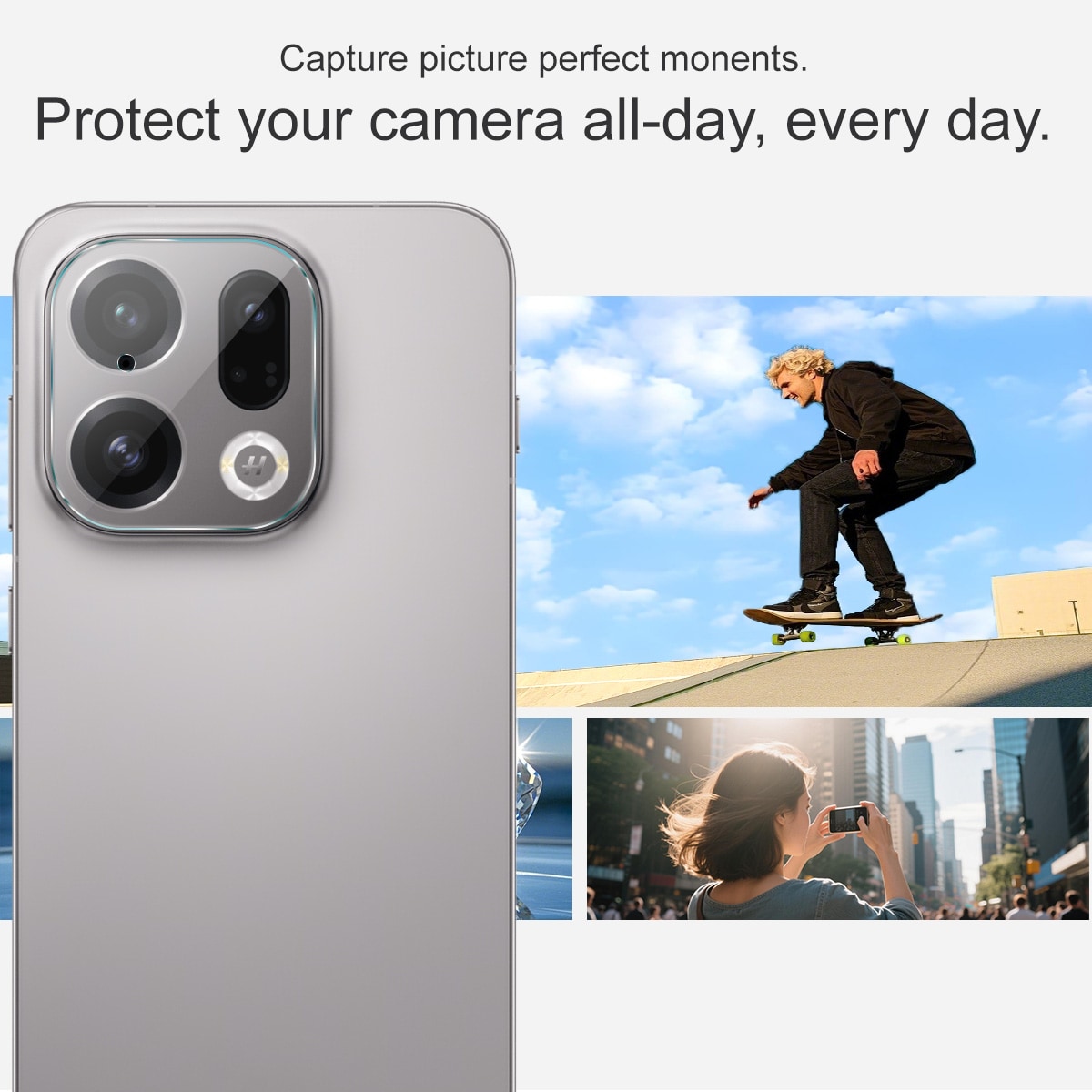 Panssarilasi Kameran Linssinsuoja Oppo Find X9 Kirkas