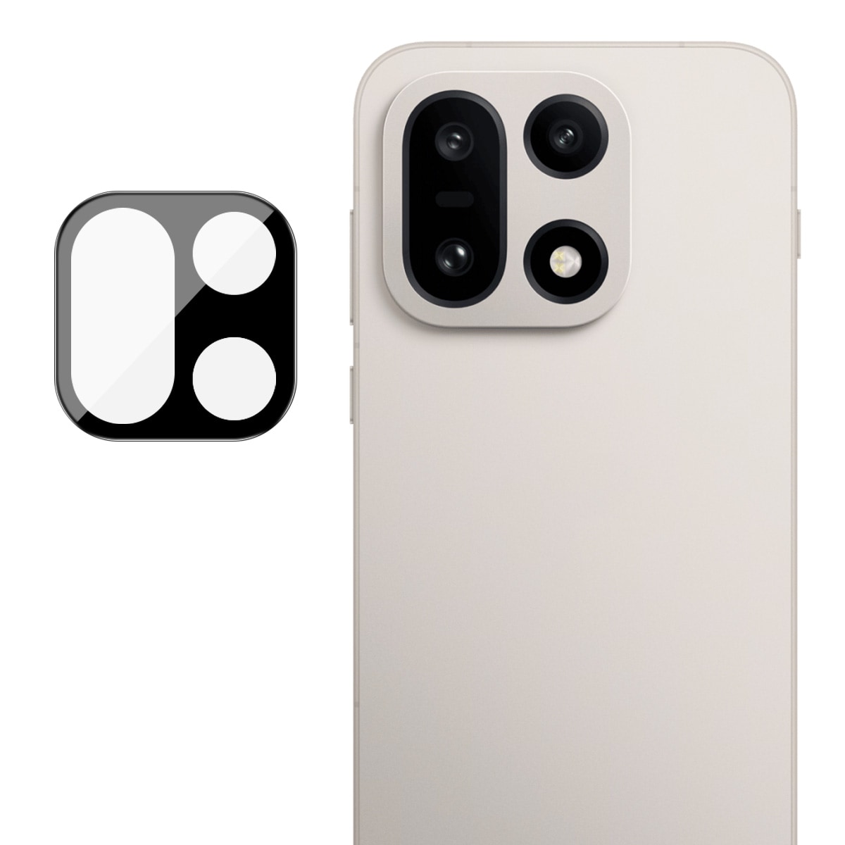 Panssarilasi Kameran Linssinsuoja  OnePlus 15 Musta