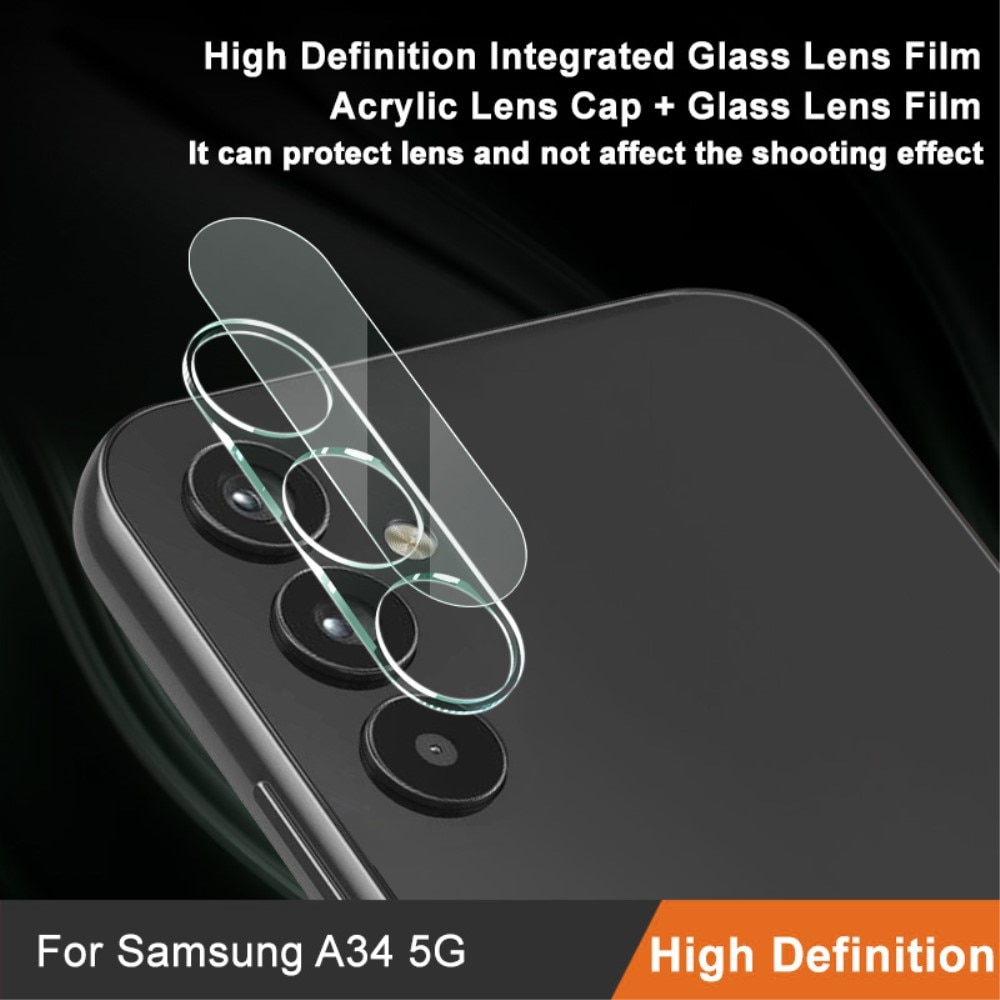 Panssarilasi Kameran Linssinsuoja Samsung Galaxy A34 Kirkas