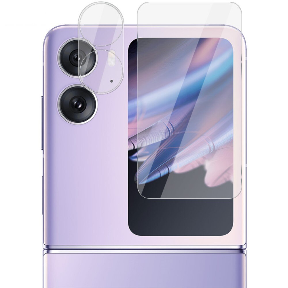 Näytön Panssarilasi + Kameran Linssinsuoja Oppo Find N2 Flip Kirkas