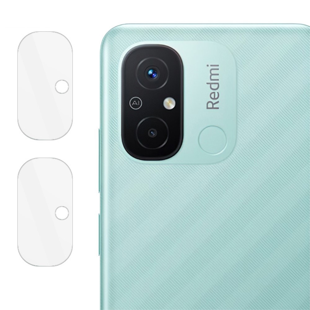 2-pack Panssarilasi Kameran Linssinsuoja Xiaomi Redmi 12C kirkas