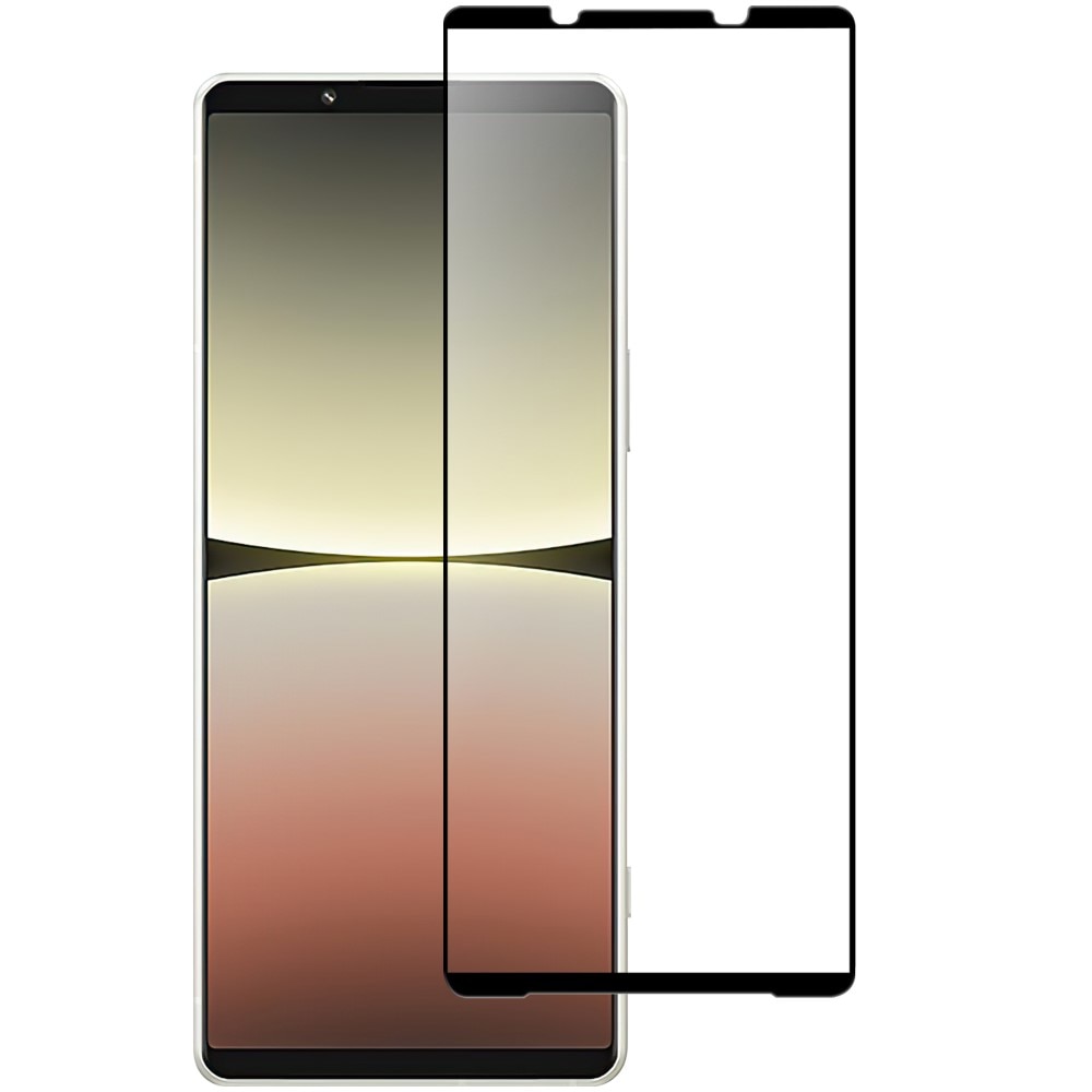 Koko Näytön Panssarilasi Sony Xperia 10 V musta