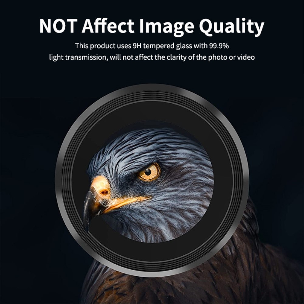 Panssarilasi Kameran Linssinsuojus alumiiniseos Samsung Galaxy A54 hopea