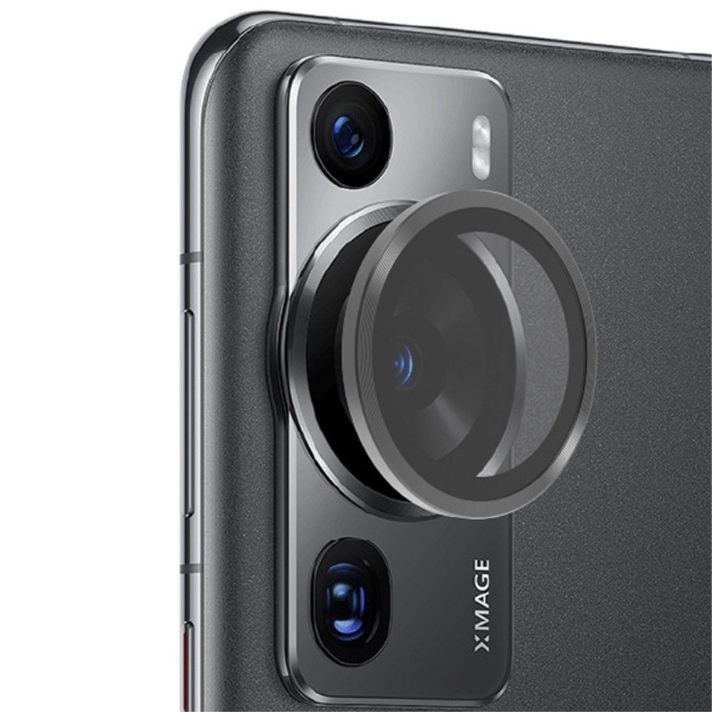 Panssarilasi Kameran Linssinsuojus alumiiniseos Huawei P60/P60 Pro musta