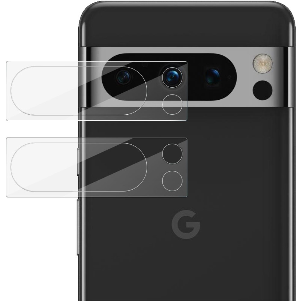 2-pack Panssarilasi Takakameroille Google Pixel 8 Pro kirkas