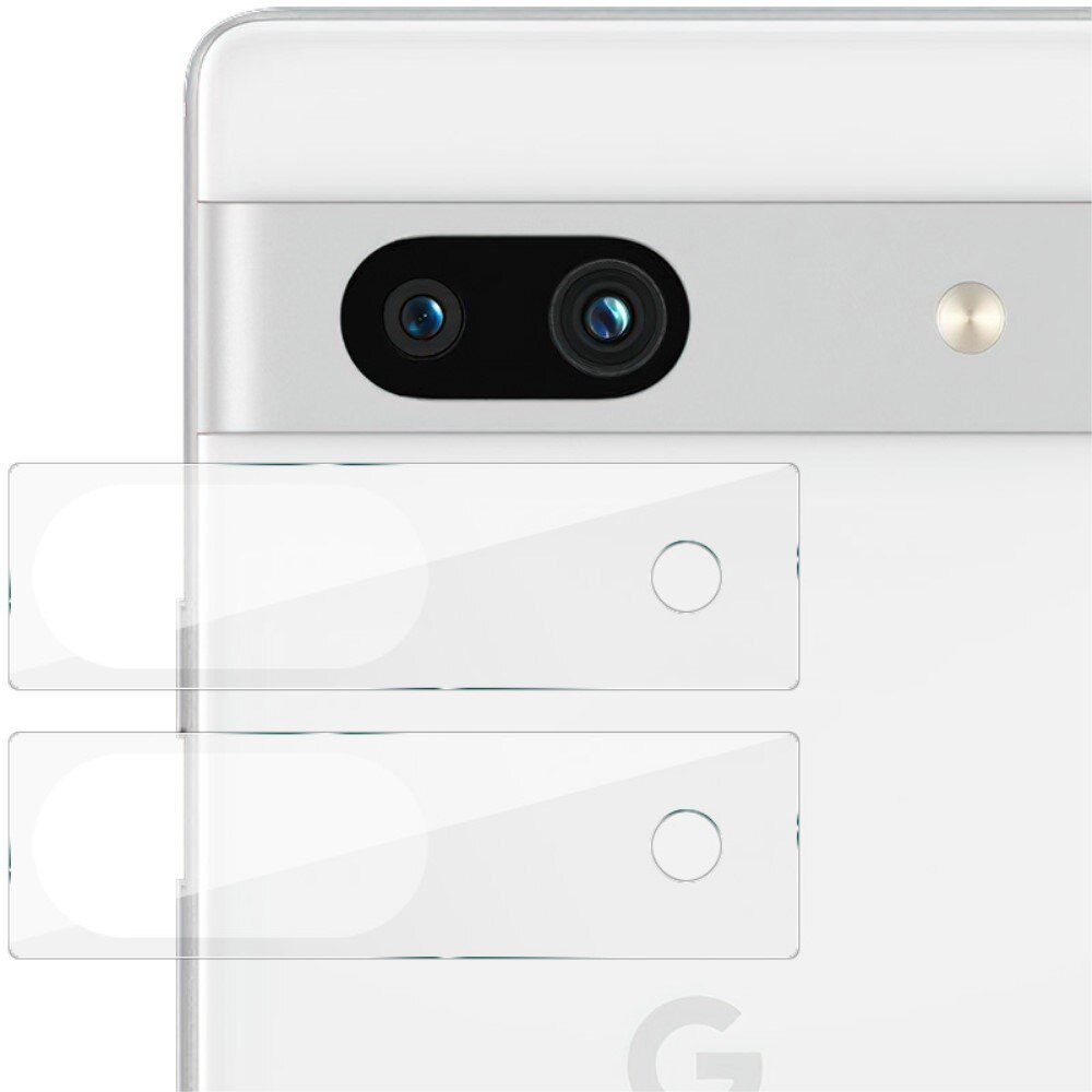 2-pack Panssarilasi Kameran Linssinsuoja Google Pixel 7a kirkas