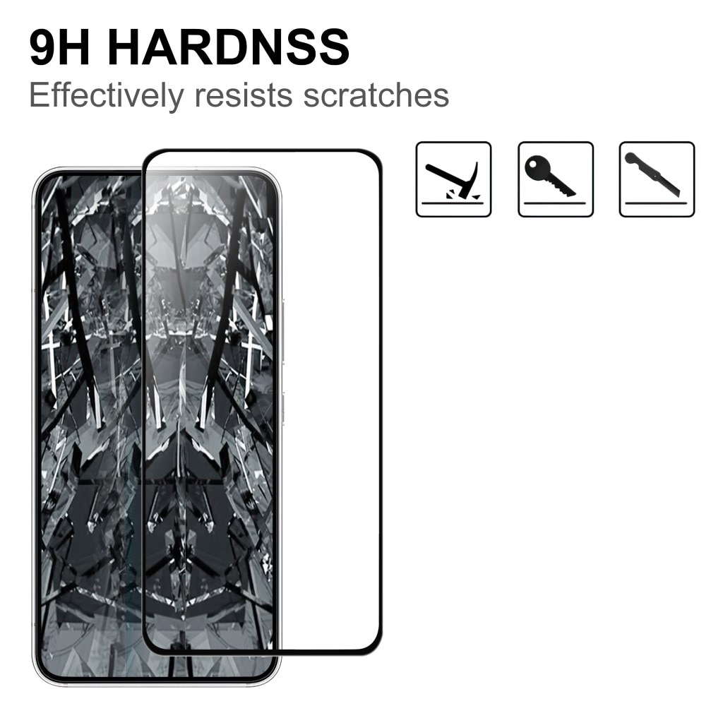 Koko Näytön Panssarilasi Samsung Galaxy A54 musta